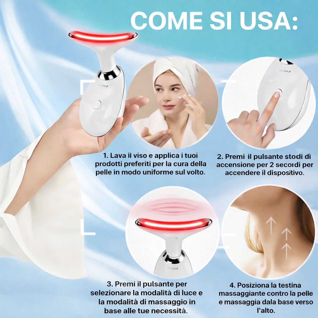 Brandio™ – Massaggiatore Viso Rassodante