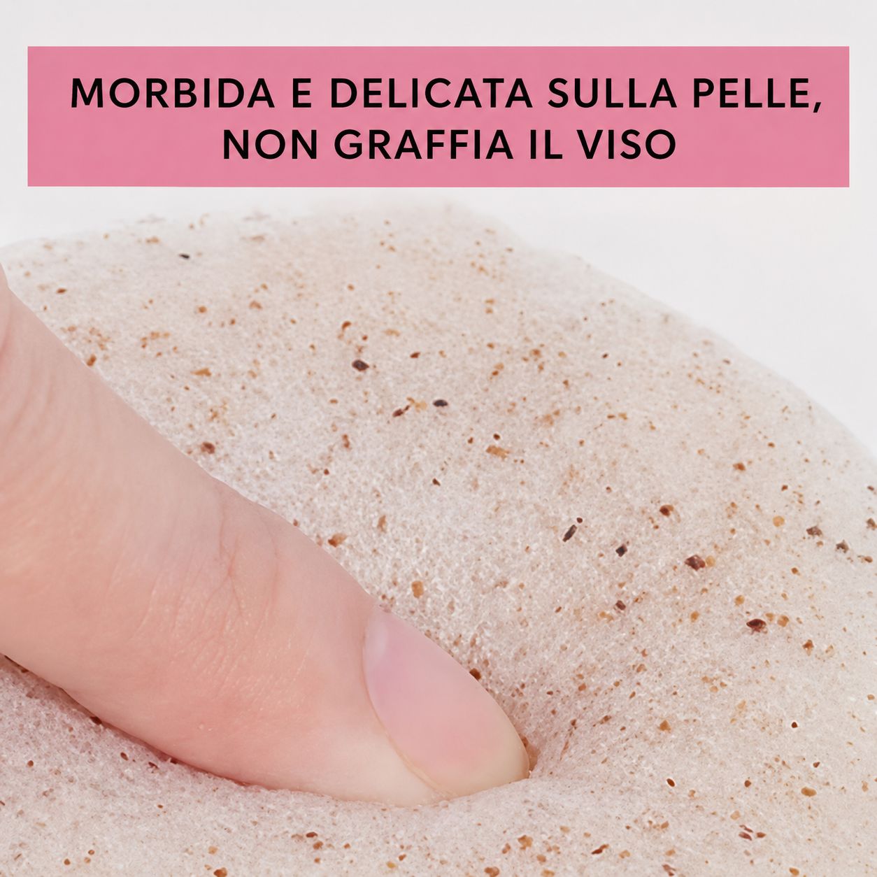 Spugna Konjac Esfoliante Naturale – Pelle Liscia e Luminosa
